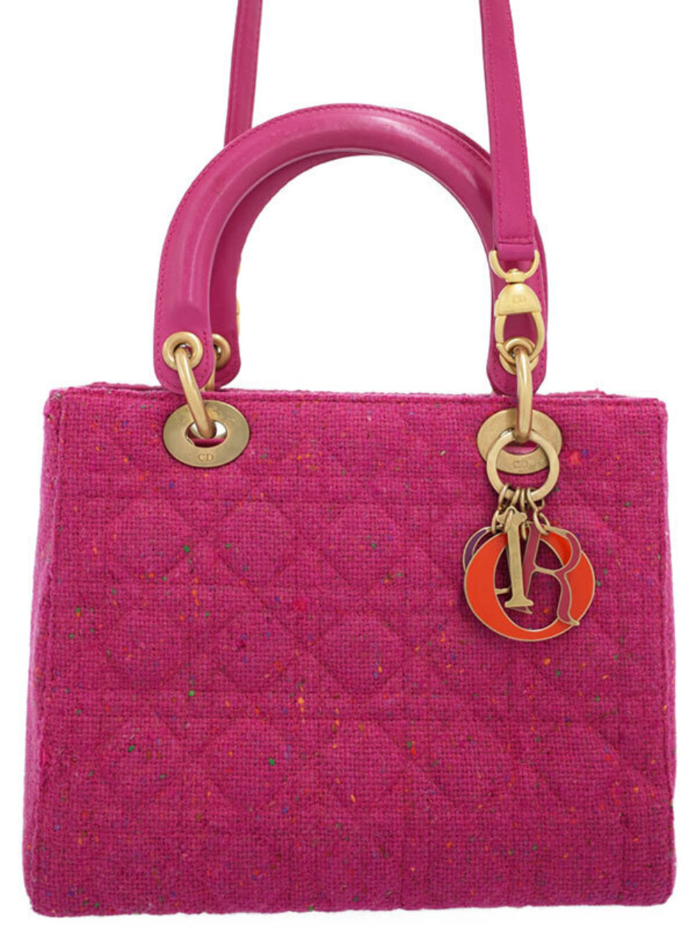 Christian Dior Tweed Lady Bag